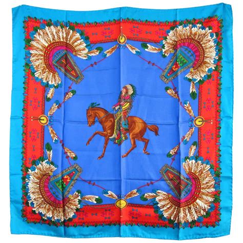 hermes american indian scarf|Hermes scarves images.